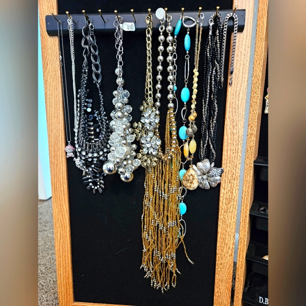 Assorted costume jewelry